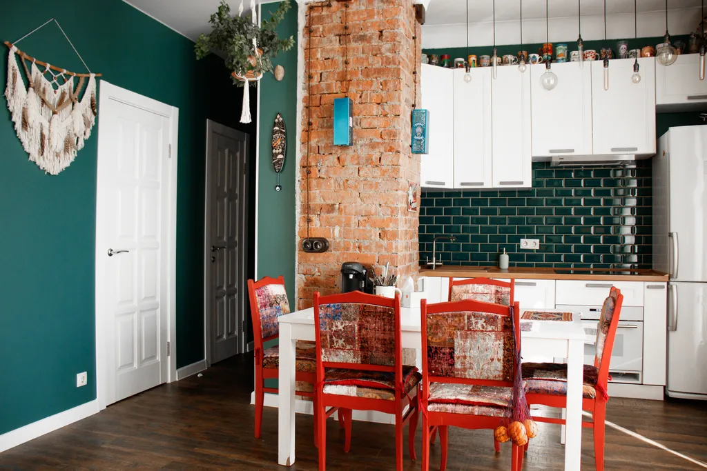 Семейные апартаменты в стиле Бохо в центре города