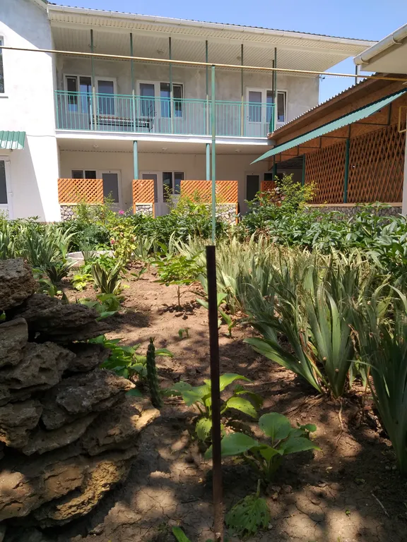 Уютный тихий дворик для желающих отдохнуть от шума городских улиц