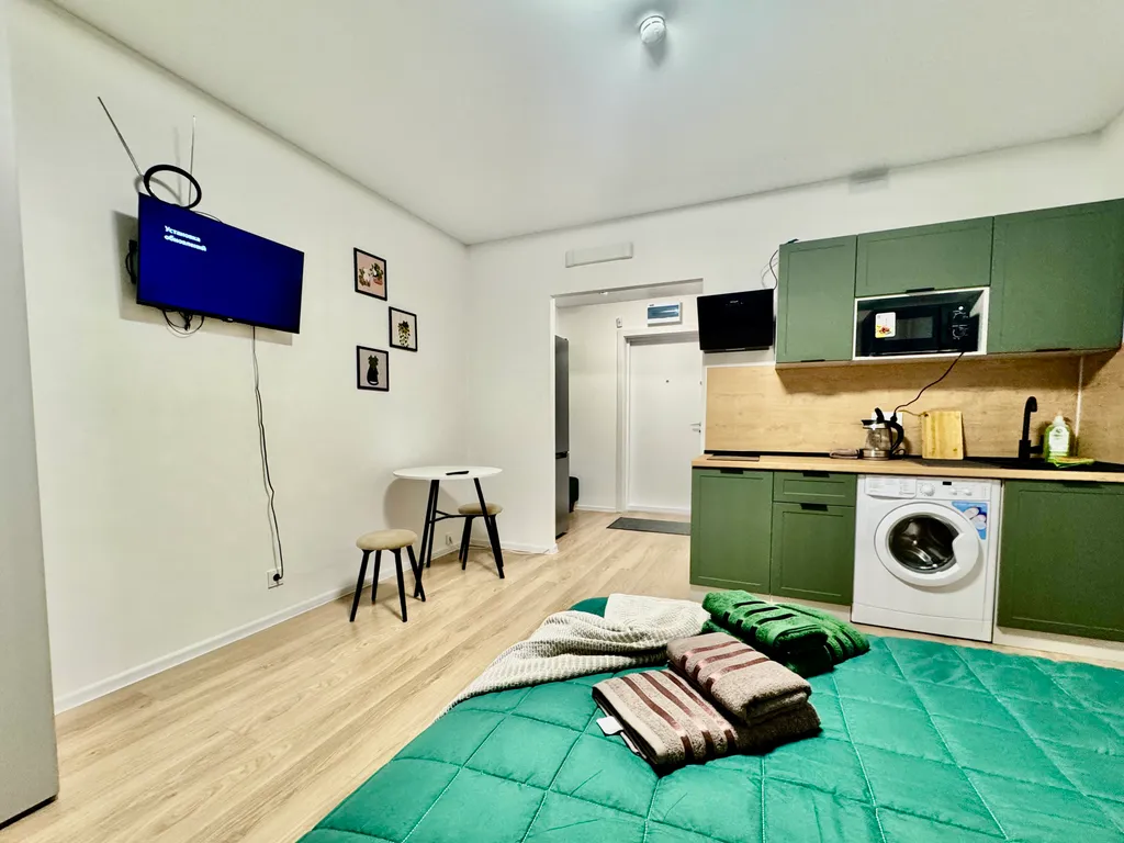 Студия на 16 этаже в Парковом