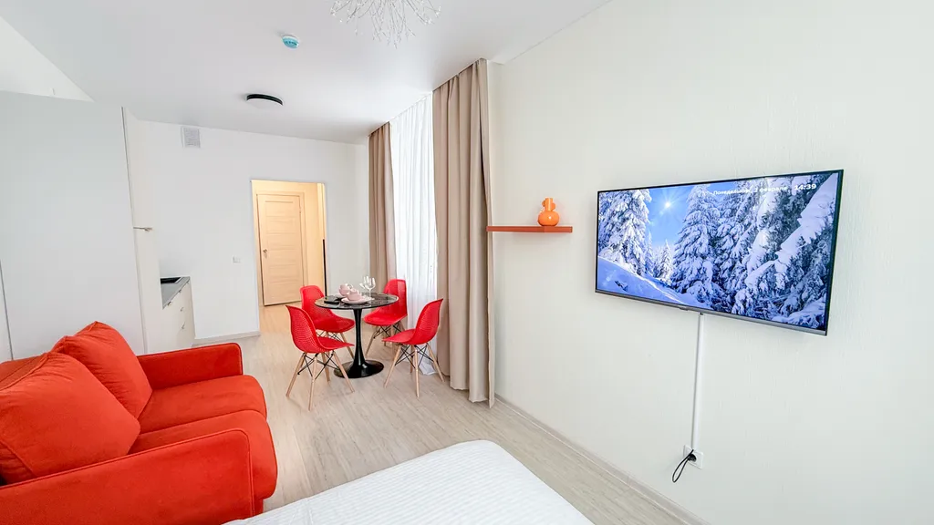 Студия на высоком этаже