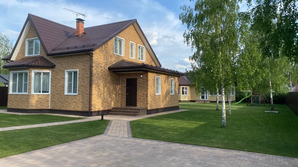 Коттедж с сауной и зоной BBQ