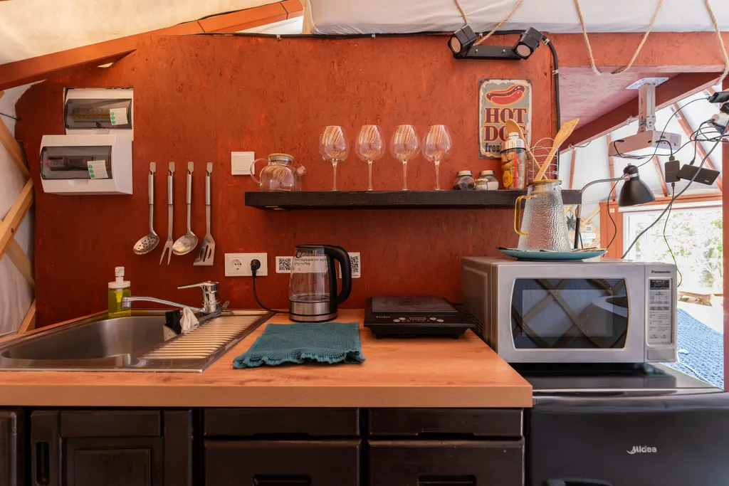 Коттедж Необычный дом Юрта в современном стиле — Можайск