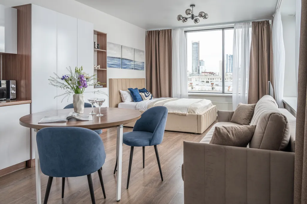 Квартира Апарт с видом на центр в Радиусе в самом центре у метро — аренда посуточно в Екатеринбург