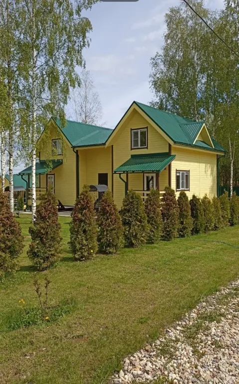 Просторный деревянный коттедж, половина дома 2 этажа 2П