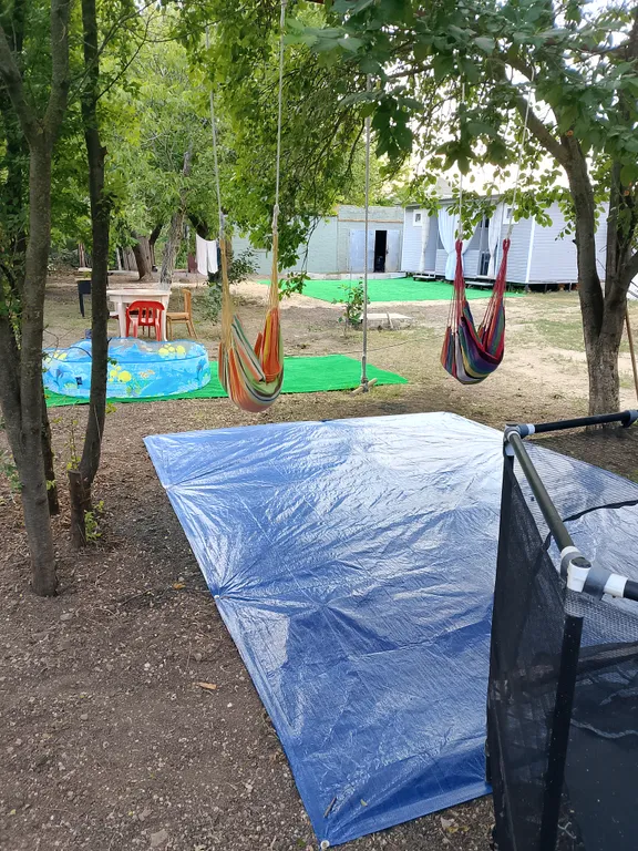 Уютный номер с большим двором