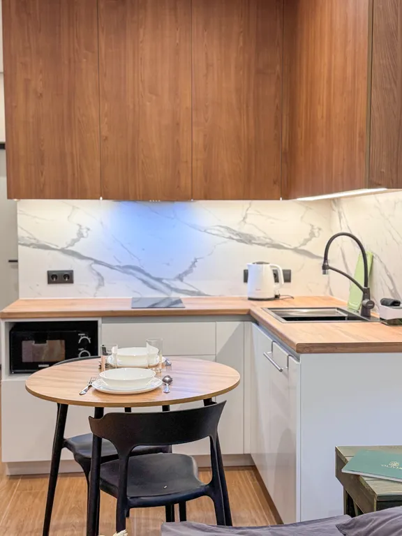 Квартира Квартира Оливия - стильная студия в ЖК Бизнес классе в 10 минутах от Аэропорта — Адлер