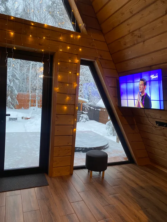 Уютный дом A-frame