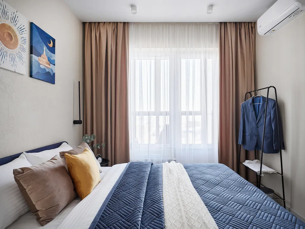 Новая 1-комнатная квартира с видом на город