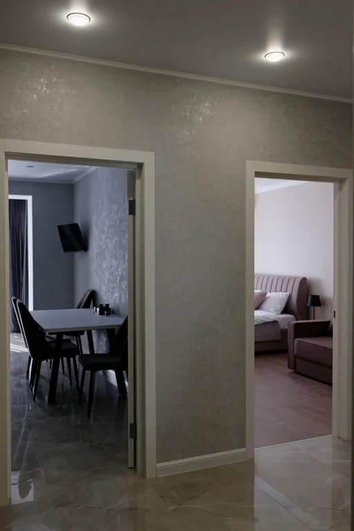 Квартира с дизайнерским ремонтом в тихом спальном районе