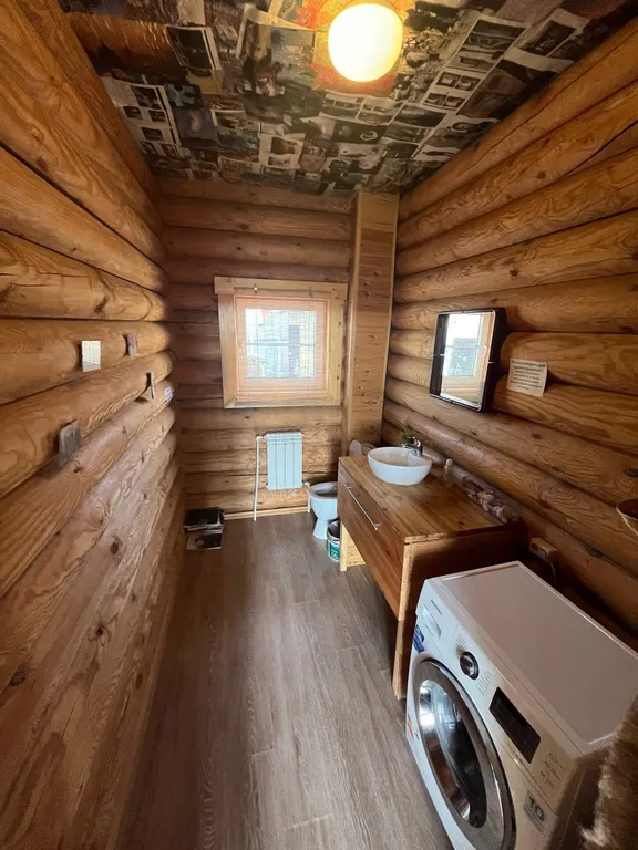 Срубовой дом с большим бассейном и шикарным видом на Жигулевские горы