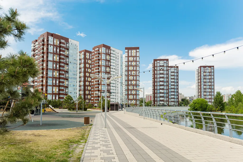 Студия на 24 этаже с панорамным видом на реку в ЖК Аквамарин