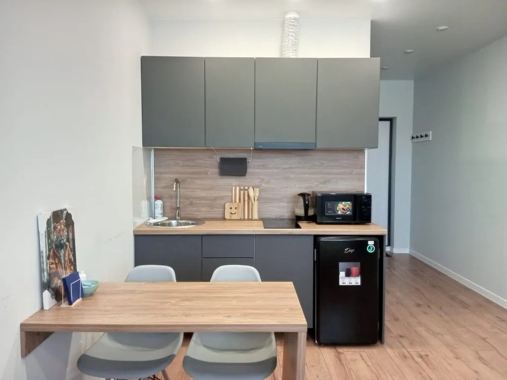 Уютная студия с видом на реку