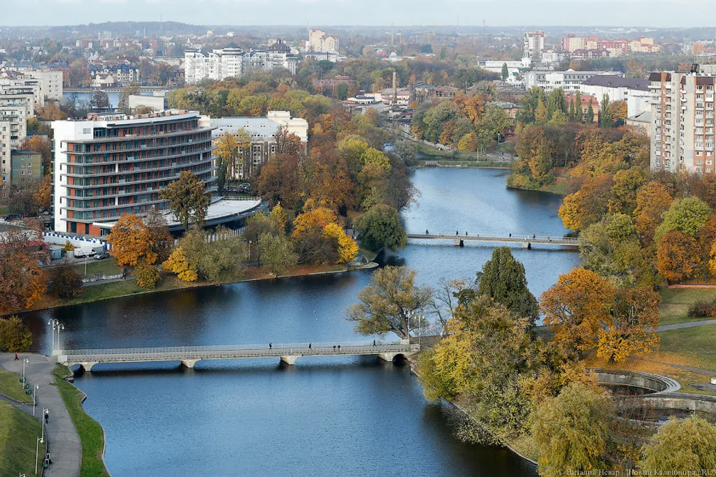 Квартира Квартира Центр города! 3 изолированные комнаты, 3 кровати — Калининград