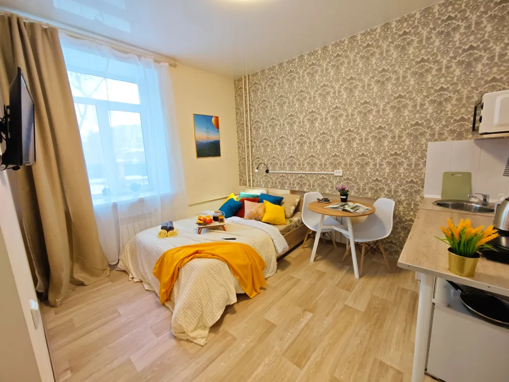 Двухместная студия для уютного проживания возле метро