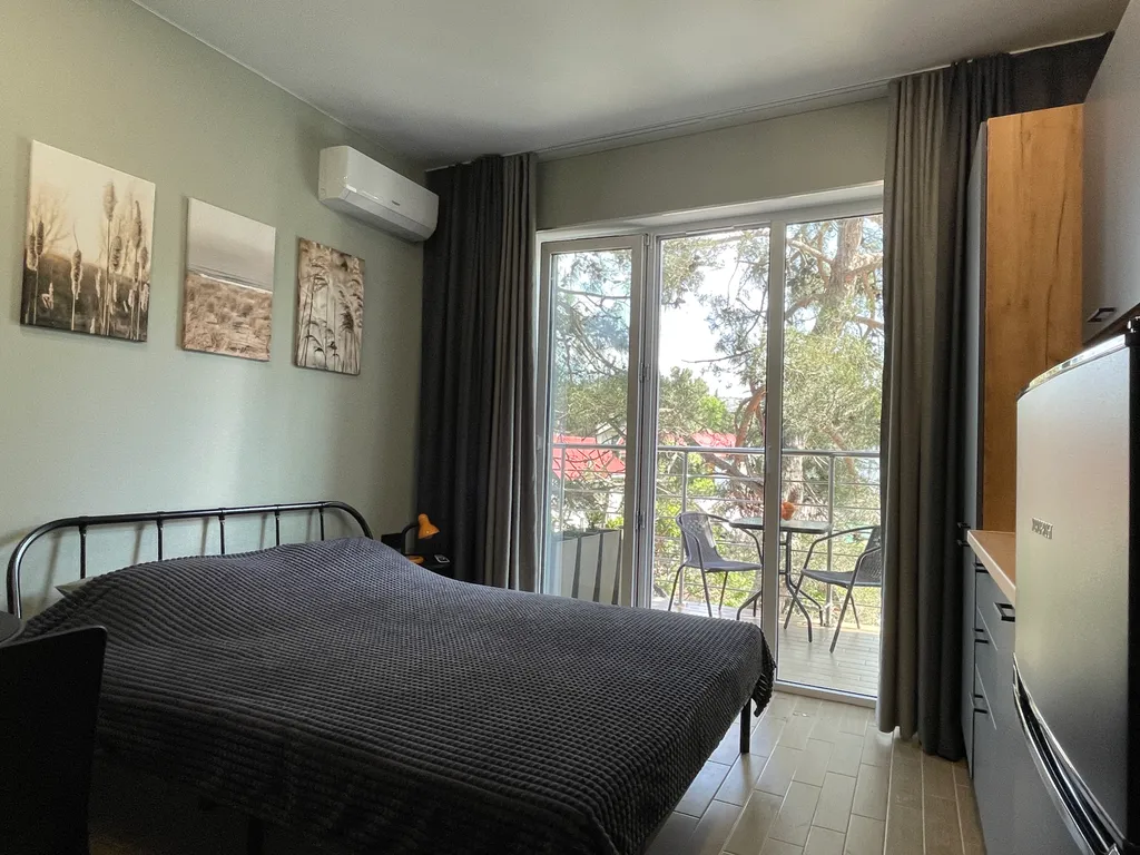 Квартира Квартира Стильная студия с балконом у моря — Геленджик