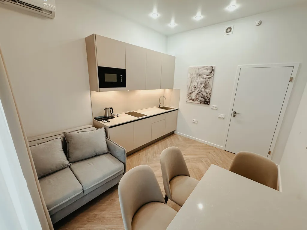 Квартира Комфортабельные апартаменты с подогреваемым бассейном — Анапа