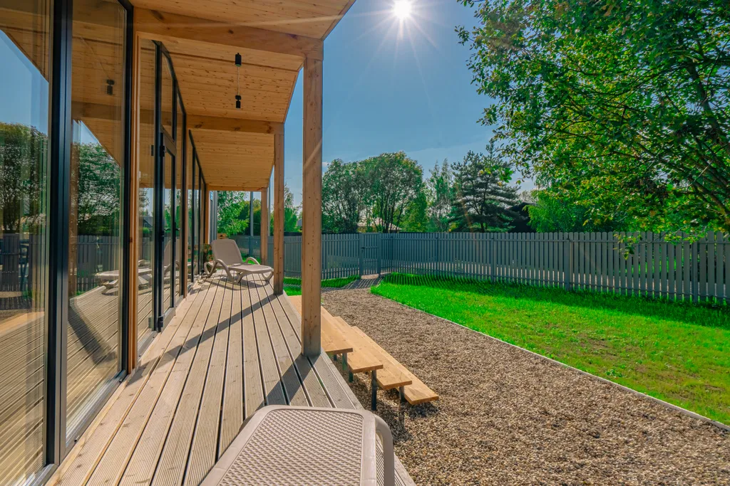 Светлый дом с панорамной гостиной