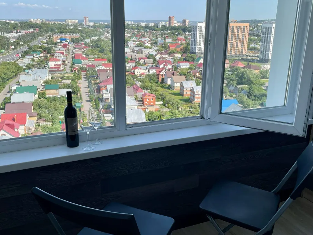 Новая студия с видом на город возле ТЦ Коллаж