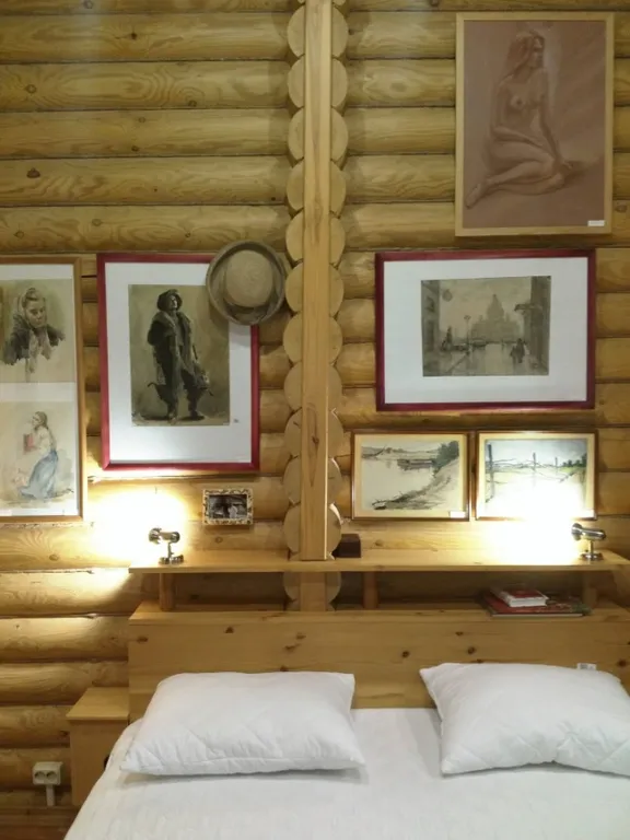 Шале на реке Москва бассейн, корт, сауна и камин