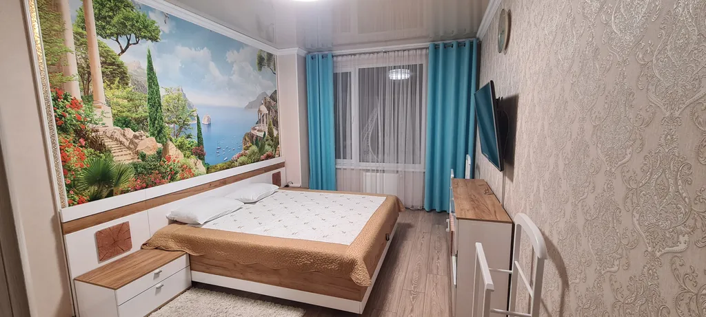 Квартира Квартира Апартамент с кухней и с балконом с видом на море — Севастополь