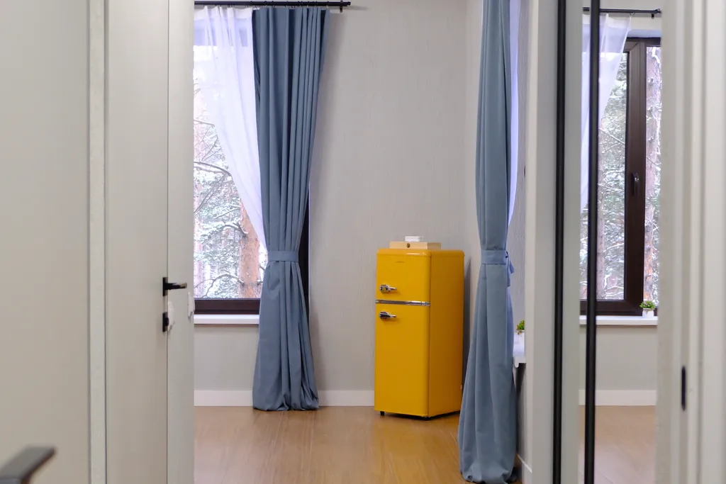 Студия с дизайнерским ремонтом