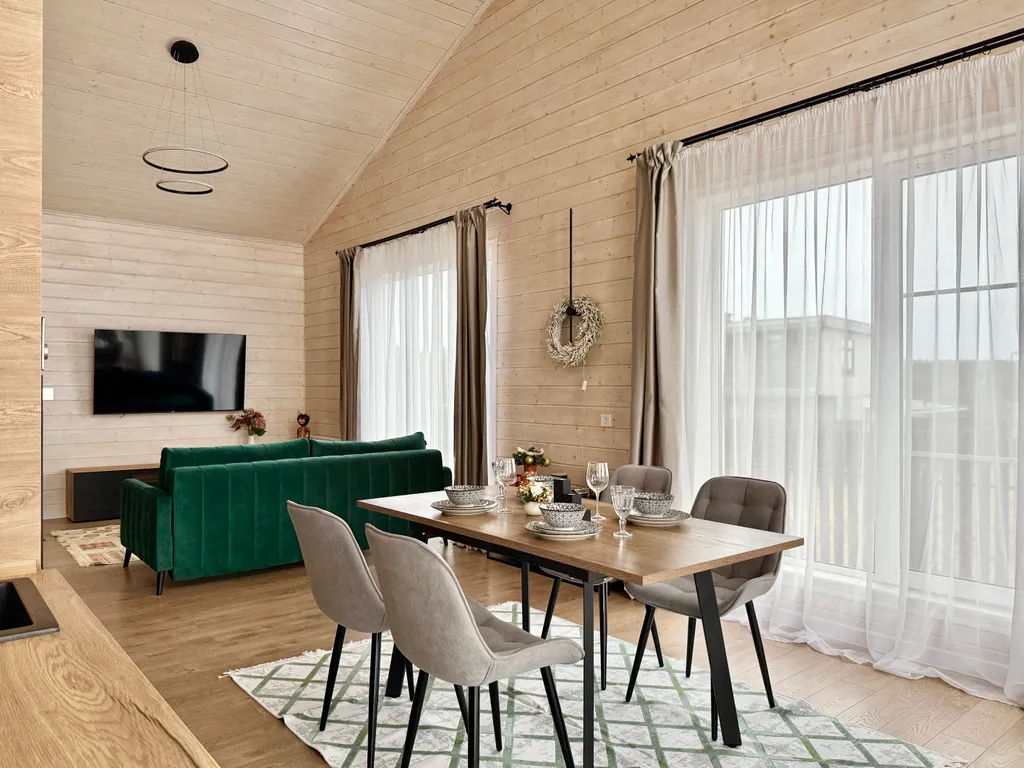 Уютный дом с камином для идеального отдыха