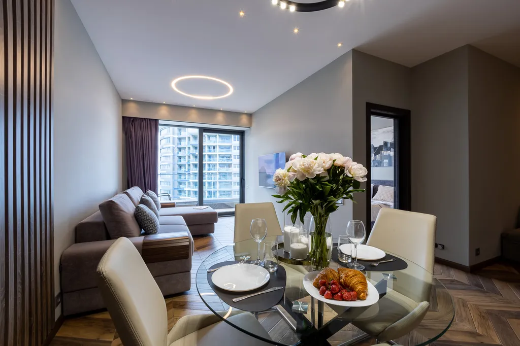 Двухкомнатная квартира с видом на море в Приморском Парке