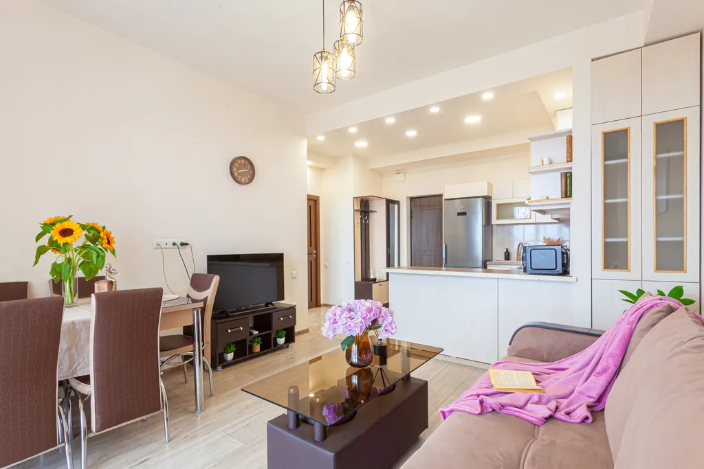 Светлая квартира в центре города