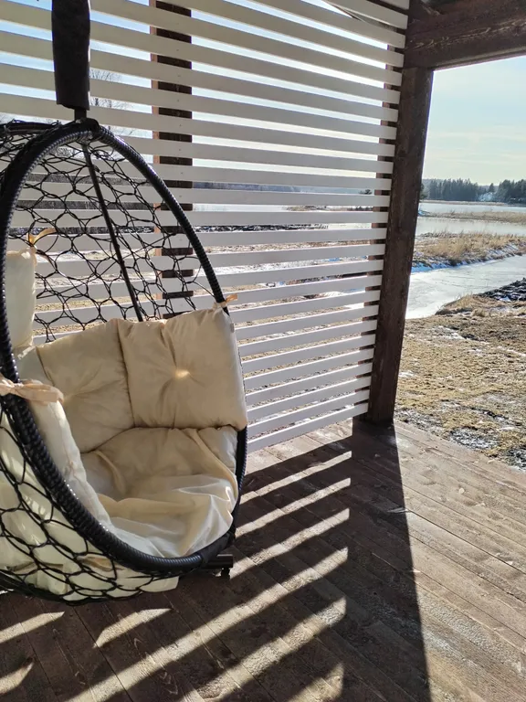 Уютный домик на берегу Ладожского озера с сауной и баней