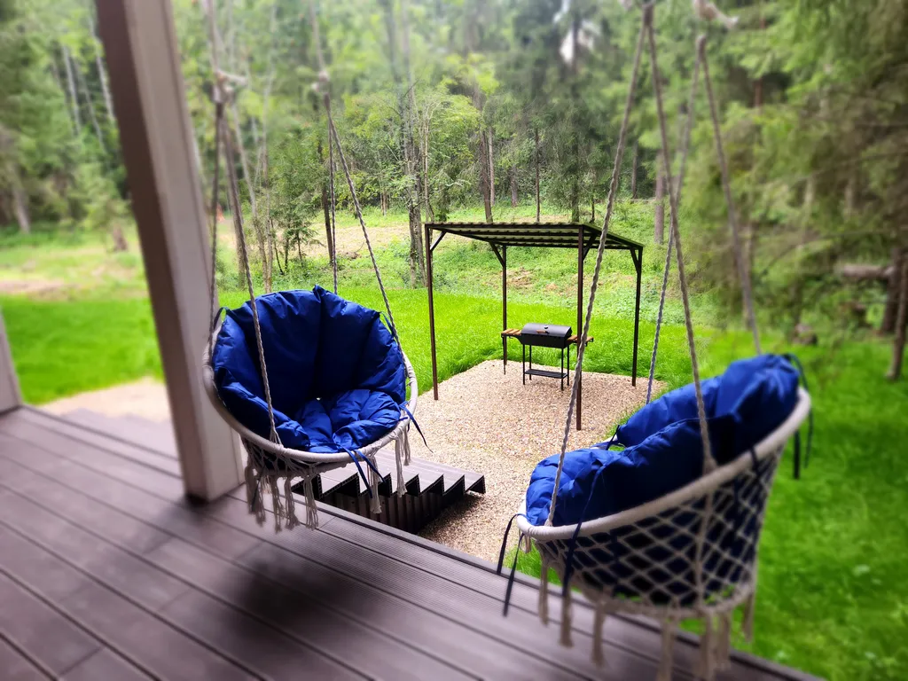 Коттедж Коттедж в Forest house с сауной в лесу — Никулино