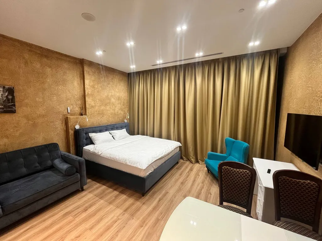 Студия с видом на Москву-Сити