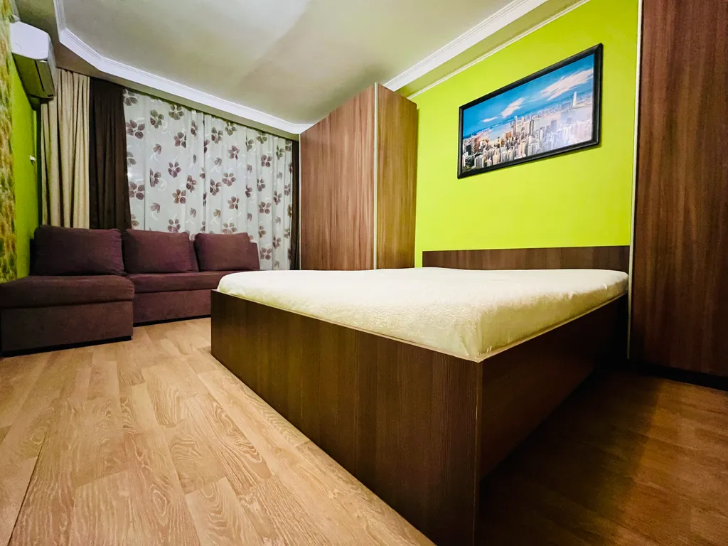 Уютная однокомнатная квартира с тремя раздельными спальными местами