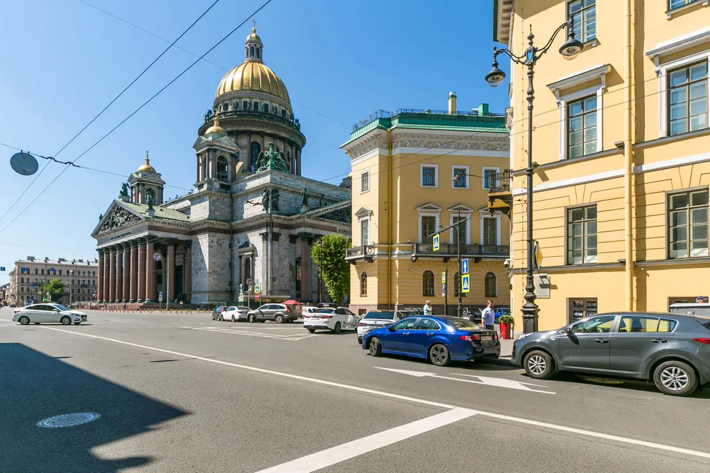 Квартира Комфортабельная квартира студия в тихом центре, рядом эрмитаж, исаакий — Санкт-Петербург