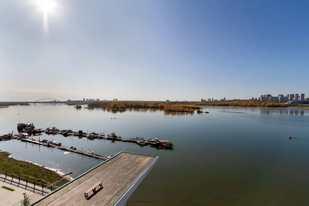 Квартира Квартира Апартамент с красивым видом на реку в центре города — Новосибирск