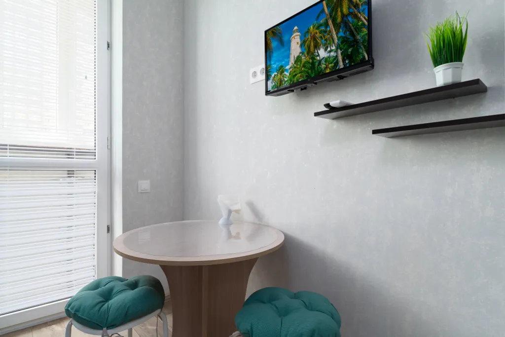 Шикарная студия для двоих с дизайнерским ремонтом