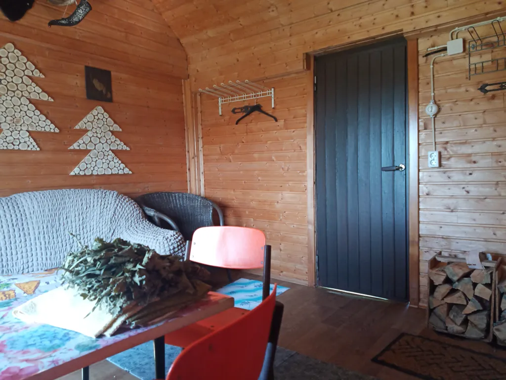 Дом в Карелии с печью-камином и видом на лес