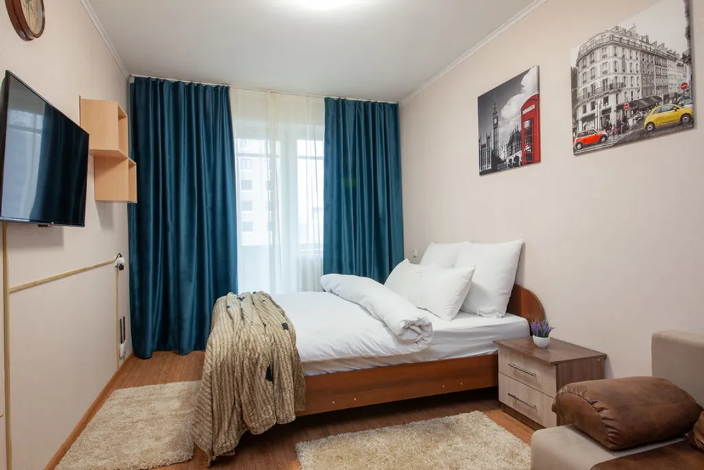 Двухкомнатная квартира, расположеная в новом центре города