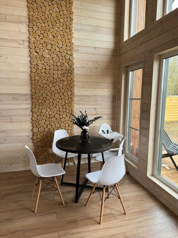 Уютный дом в стиле Барнхаус с чаном у леса, у нас есть баня.