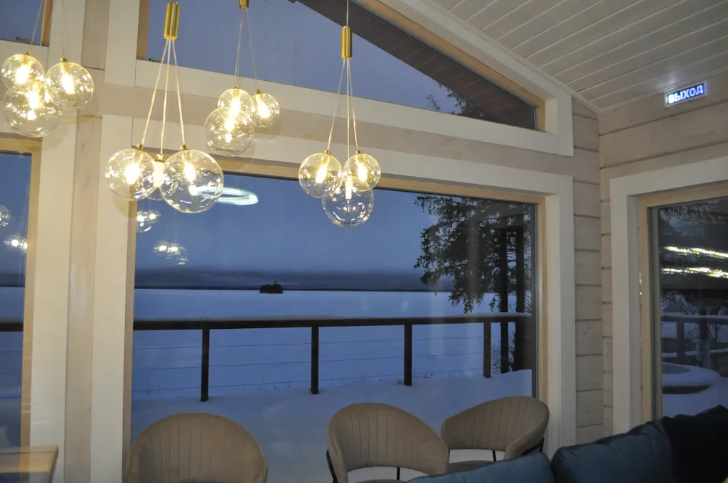 Luxury: Дом на озере с тремя спальнями, сауна и горячая купель