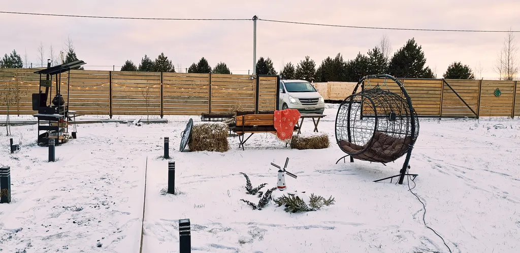 БарнОтдых с купелью, рядом лес и река