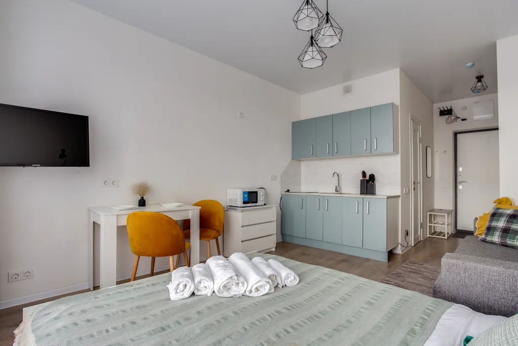 Просторная студия для двоих