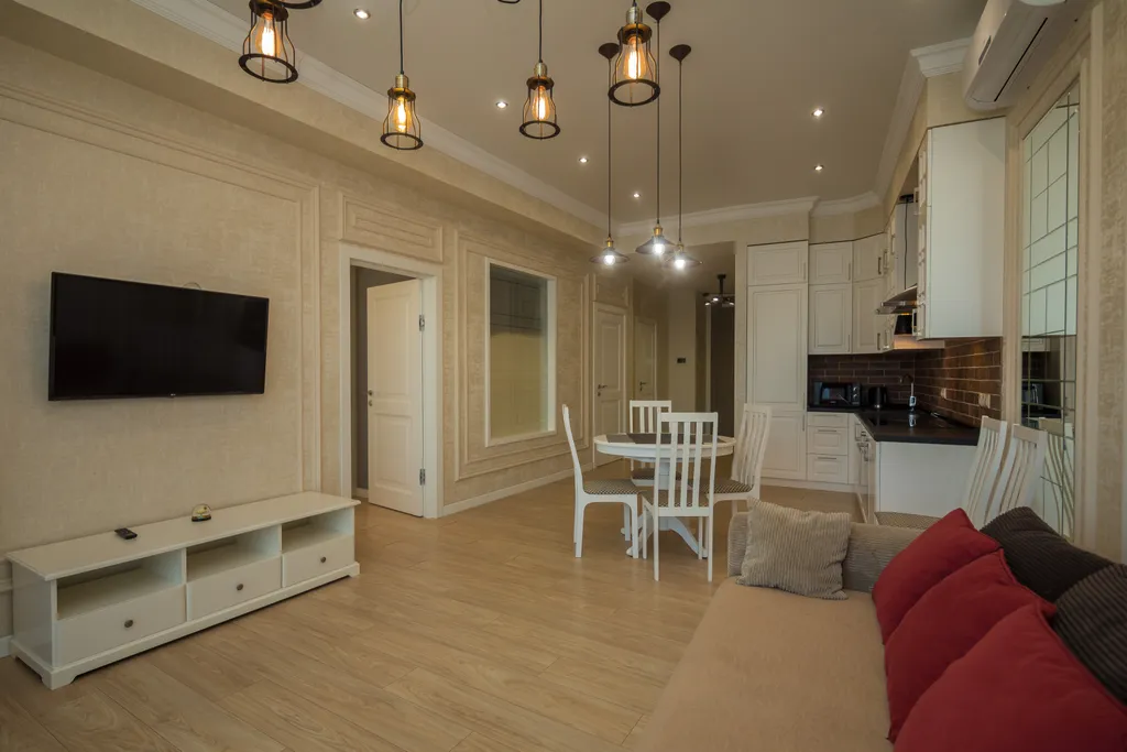 Квартира Квартира трехкомнатный апарт с видом на город и море — Сочи