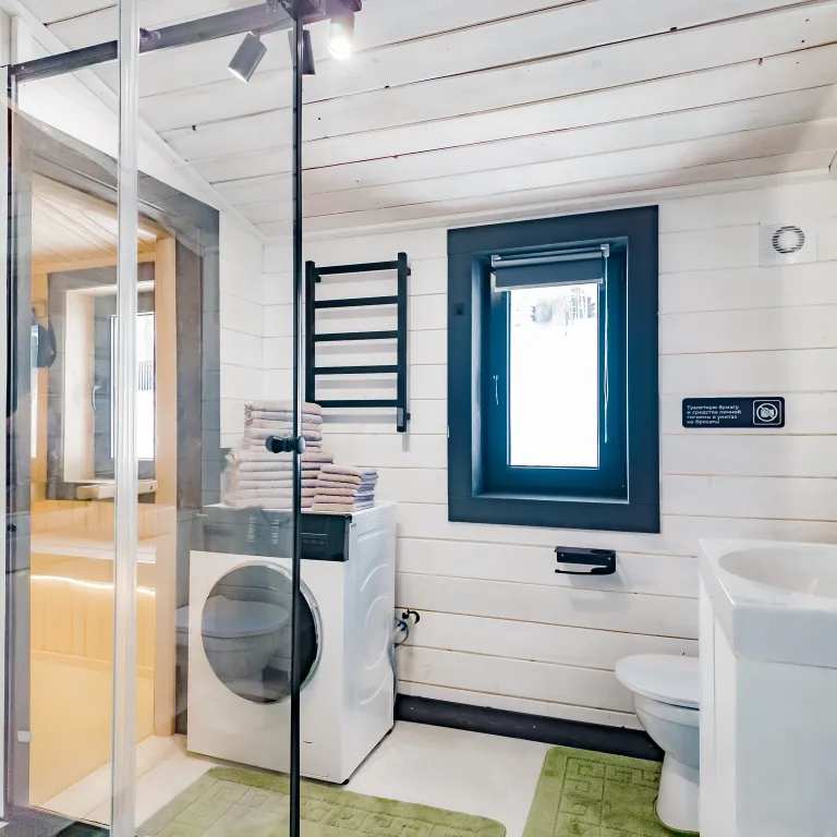 Дом c сауной и видом на лес