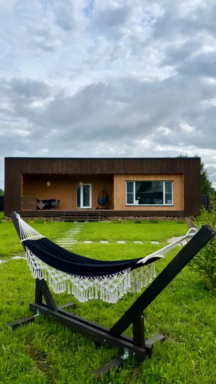 Стильный дом с чаном