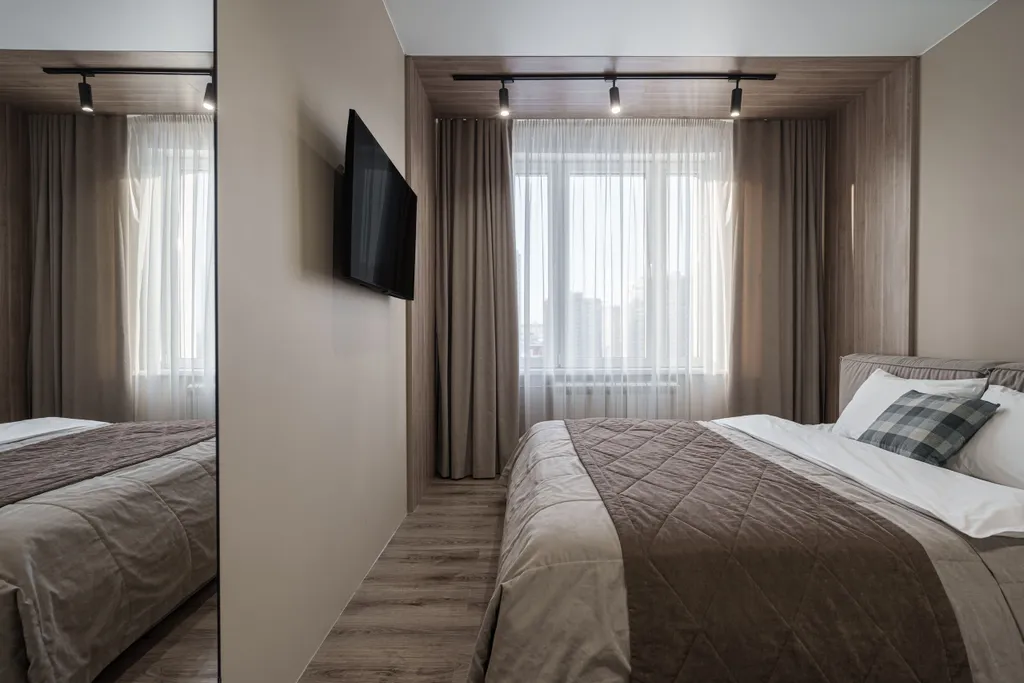 Лаконичная квартира Бурбон в ЖК Притяжение