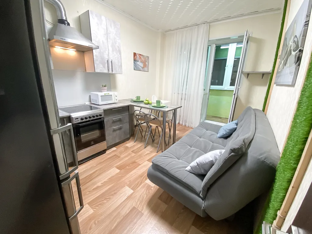 Квартира с видом на город в центре города