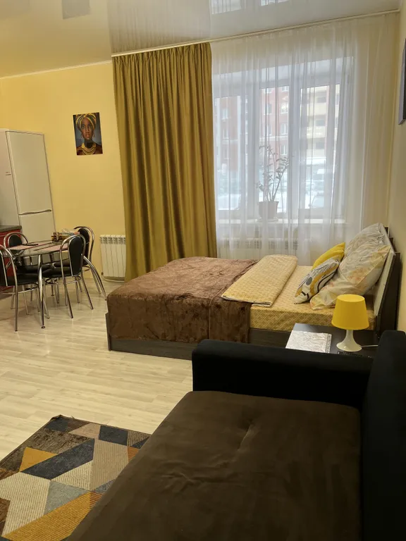 Уютная студия в прибрежном микрорайоне Левобережья