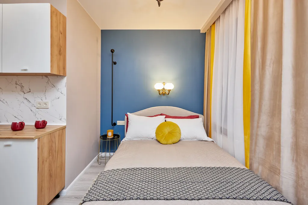 Квартира Квартира Уютная студия Терракотта — Санкт-Петербург