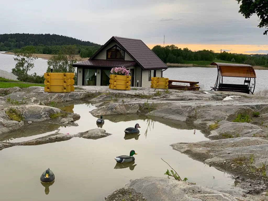 Дом на берегу Ладожского озера