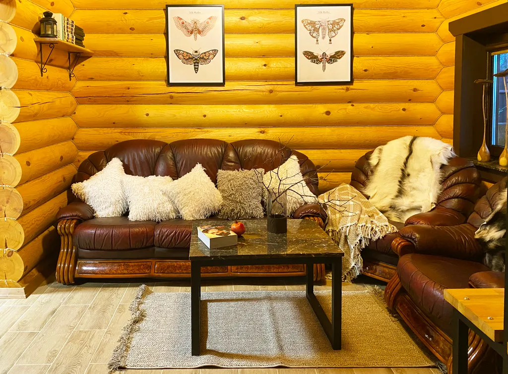 Эко шале Эдельвейс с видом на горнолыжный курорт Сорочаны